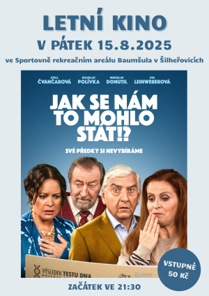 Letní kino Jak se nám to mohlo stát 15.8.2025