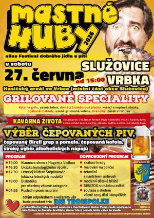 Mastné huby 27. 6. 2026 Vrbka - Služovice