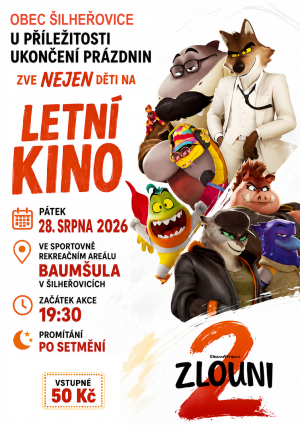 Letní kino 28. srpna 2026 