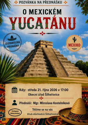 Přednáška o MEXICKÉM YUCATÁNU